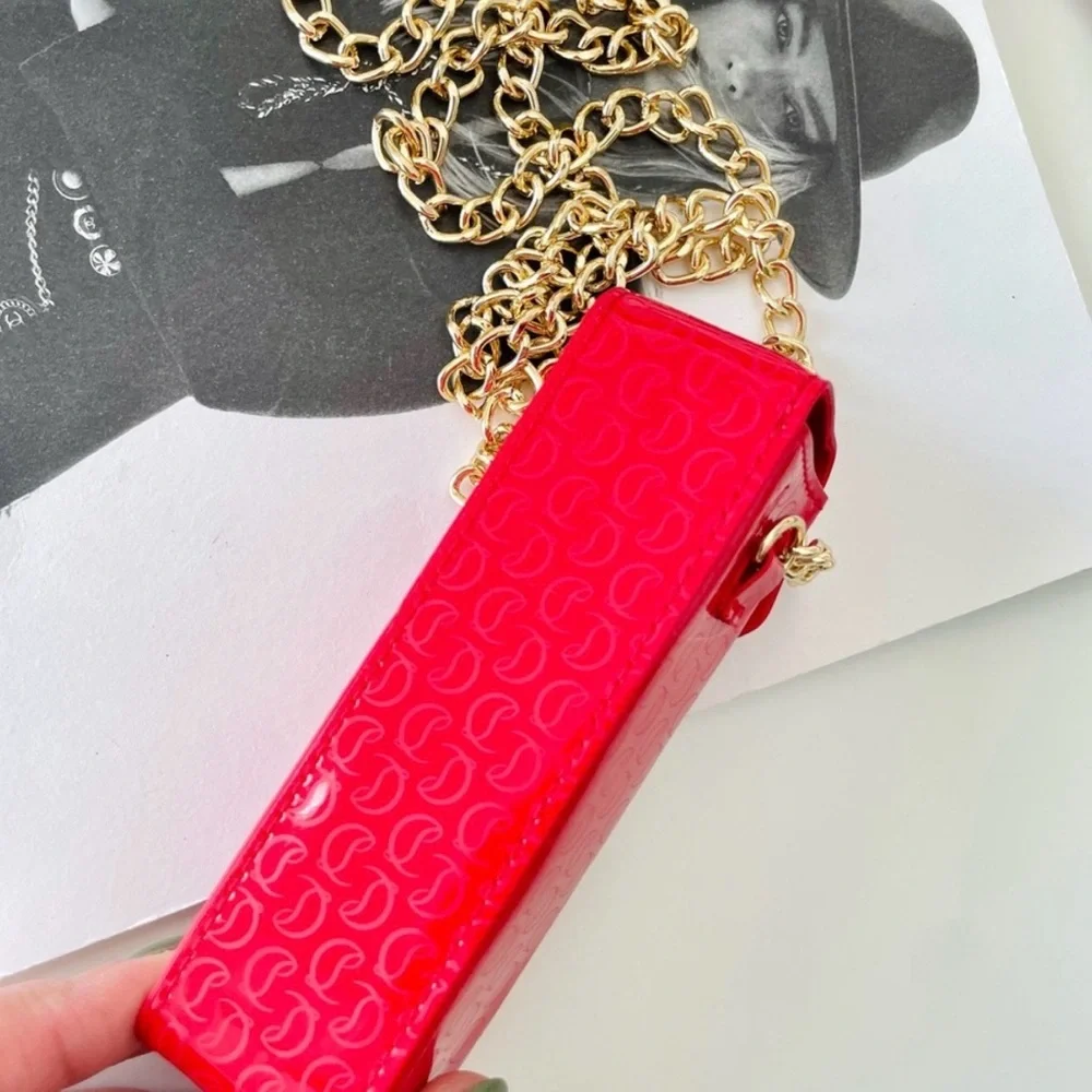 Christian Louboutin‎ Lipstick Case with Crossbody Chain